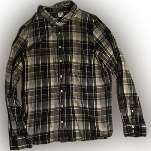 Jcrew 100% cotton plaid button up shirt-xl